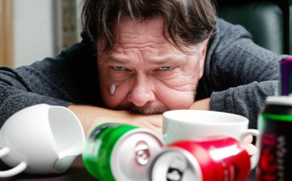 AI prompt: Man looking tired and frustrated, representing fatigue and reliance on temporary solutions